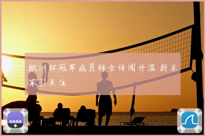 欧洲杯冠军成员转会传闻升温 新东家引关注